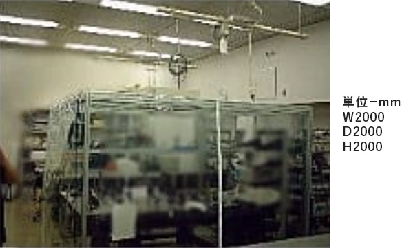 単位=mm W2000 D2000 H2000